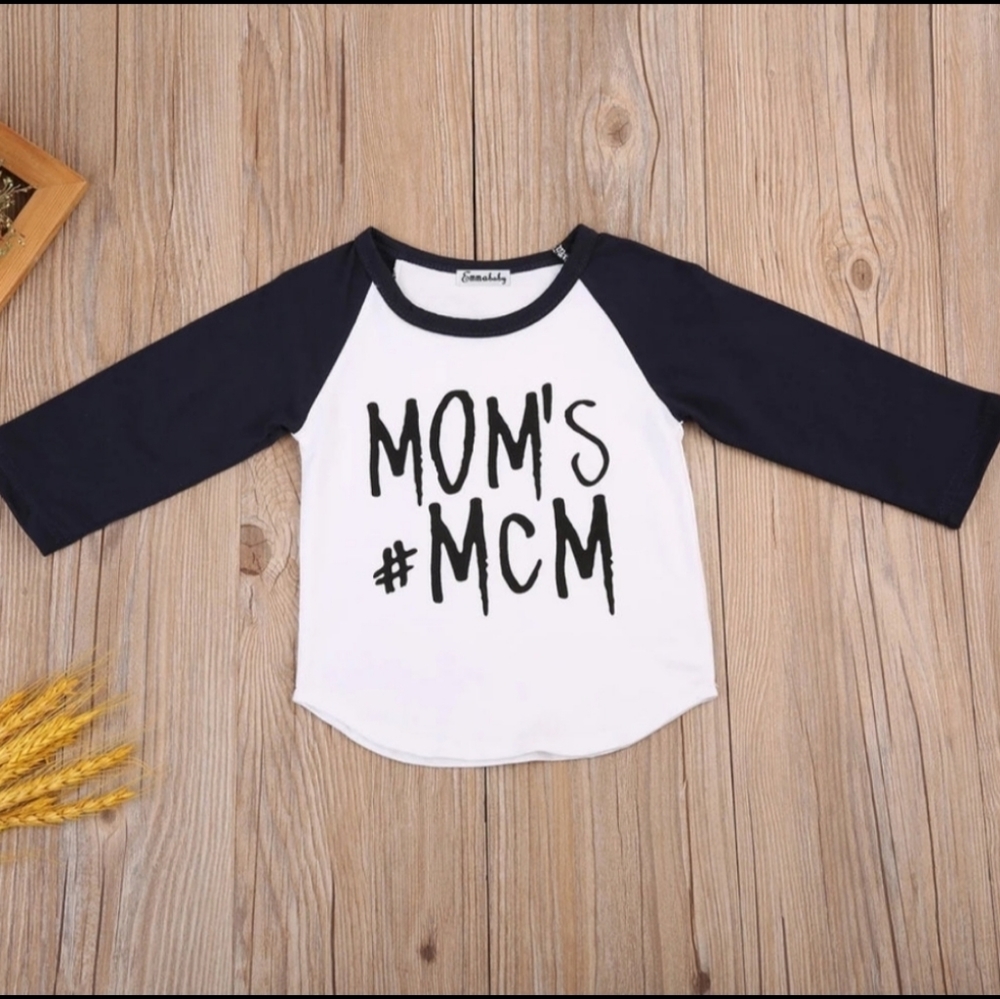 Brand New With Tags ☆ Toddler Boy Mom's #MCM Raglan